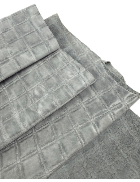 Wild Dove Quilted Embossed Premium Texture Leather