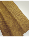 Wood Trush Crocodile Alligator Embossed Texture Leather (P34)