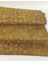 Wood Trush Crocodile Alligator Embossed Texture Leather (P34)