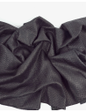 Black Braided Laminated Soft Leather