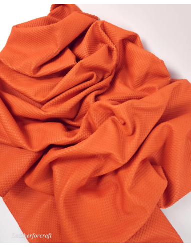 Carrot Fish Scale Soft Leather