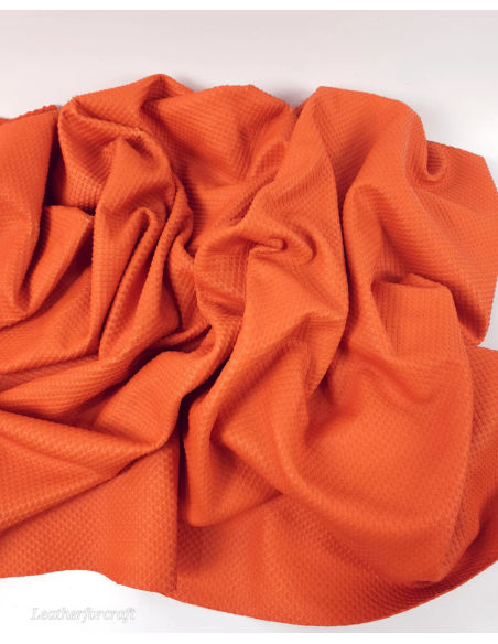 Carrot Fish Scale Soft Leather