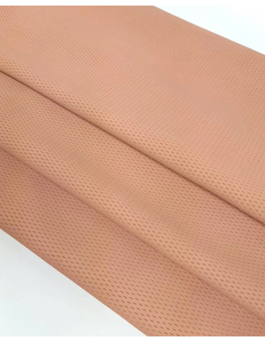 Coral Sands NIT Pattern Perforated Soft Leather