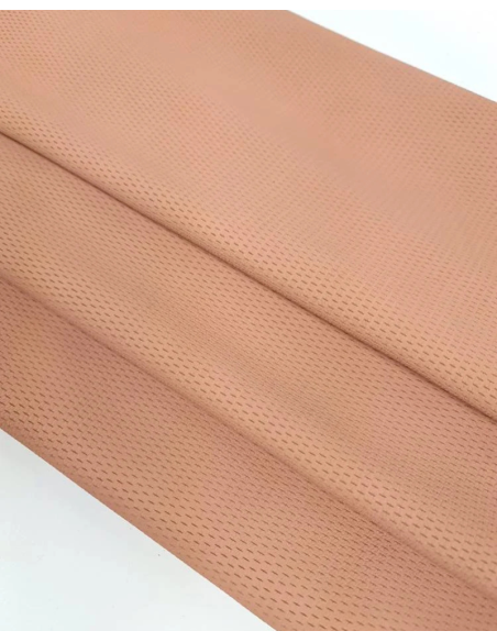 Coral Sands NIT Pattern Perforated Soft Leather