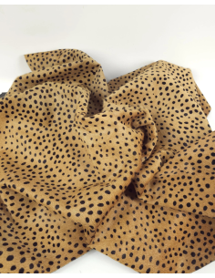 Baby Cheetah Cavalino Calfskin Hair on Hide Leather ( Animal Print) Leather 2