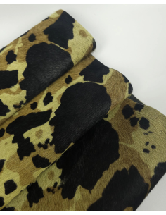 Military Army Hair on Hide Leather