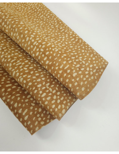 Tan Deer Hair on Hide
