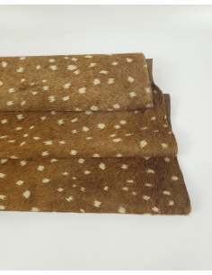 Baby Deer Hair on Hide Leather 2