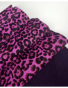 Pink Jaguar Cavallino Calfskin Hair on Hide Leather (Animal Print)