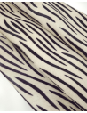 Zebra Cavallino Calfskin Hair on Hide Leather