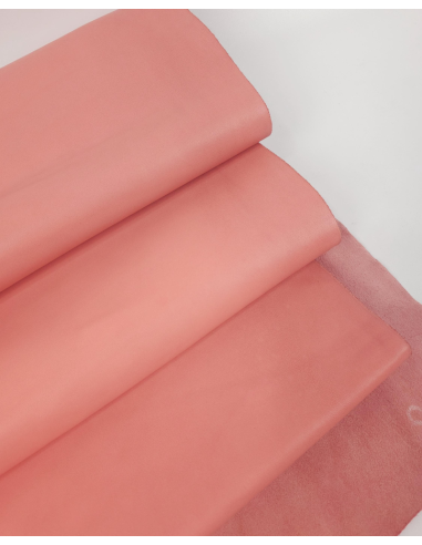 Peach Amber Premium Medium Soft Pure Lining Leather