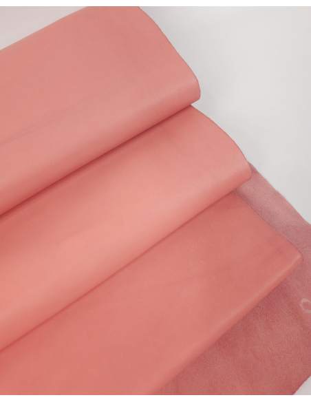 Peach Amber Premium Medium Soft Pure Lining Leather
