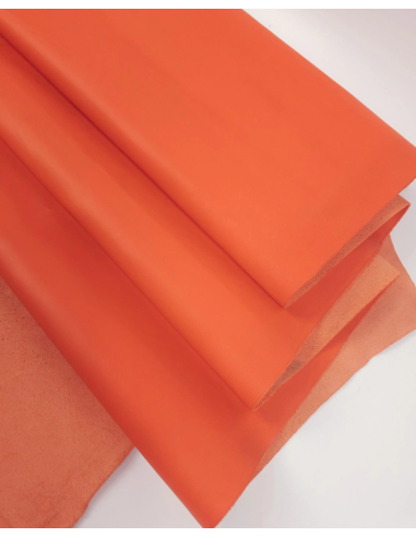 Golden Poppy Nova Fine Grain Calf Skin Leather