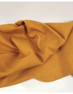 Golden Orange Moon Soft Nubuck Leather 2