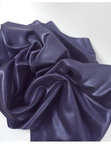 Violet Femme Simba Suede Glitter Leather