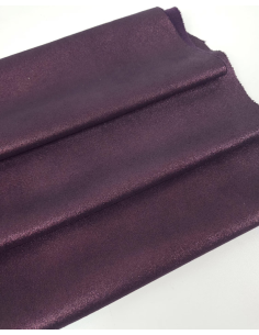 Crushed Violets Simba Suede Glitter Leather