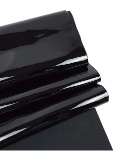 Black Soft Premium Patent Varnished Leather