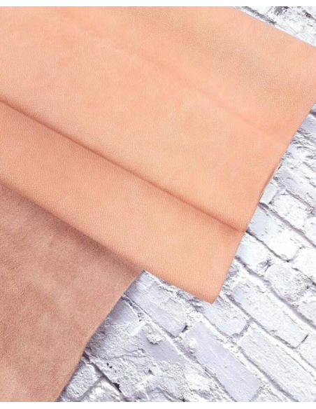 Amberlight Jaipur Embossed Milled Very Soft Nubuck Leather