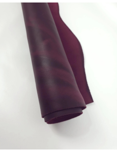 Burgundy Crazy Horse V2 Vintage Pull Up Rustic Thick Leather