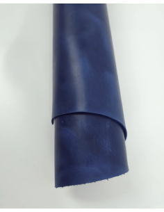 Galaxy Blue Crazy Horse V2 Vintage Pull Up Rustic Thick Leather