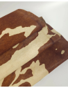Tan Brindle Hair on Hide Leather