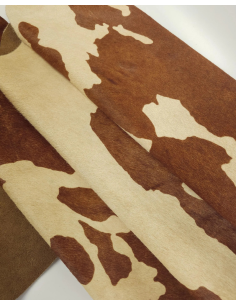Tan Brindle Hair on Hide Leather 2