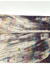 Brindle Foil Acid Washed Multi Color Calfskin Leather