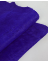 Purple Perforated Cavallino Calfskin Hair on Hide Leather