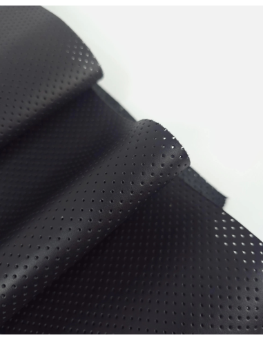 Black T Perforated Soft Leather