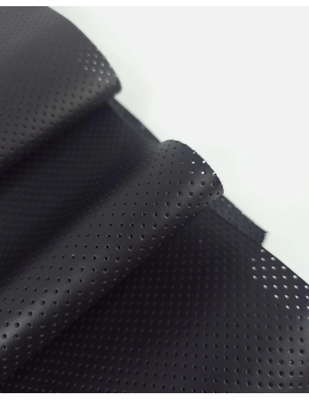 Black T Perforated Soft Leather