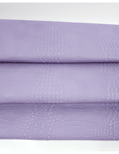 Heirloom Lilac Crocodile Alligator Leather Embossed Texture Amazing Relief OZ 2018 V2 2