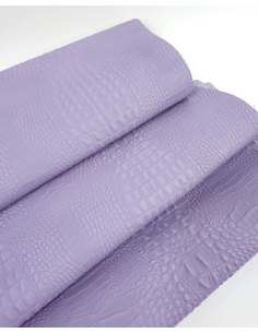 Heirloom Lilac Crocodile Alligator Leather Embossed Texture Amazing Relief OZ 2018 V2