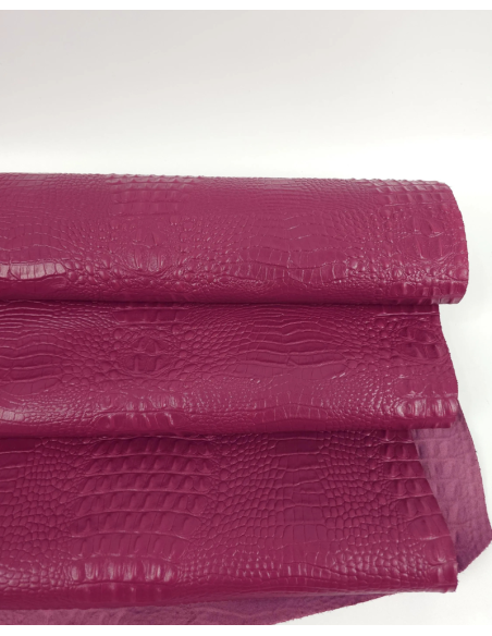 Beaujolais Crocodile Alligator Leather Embossed Texture Amazing Relief OZ 2018 V2