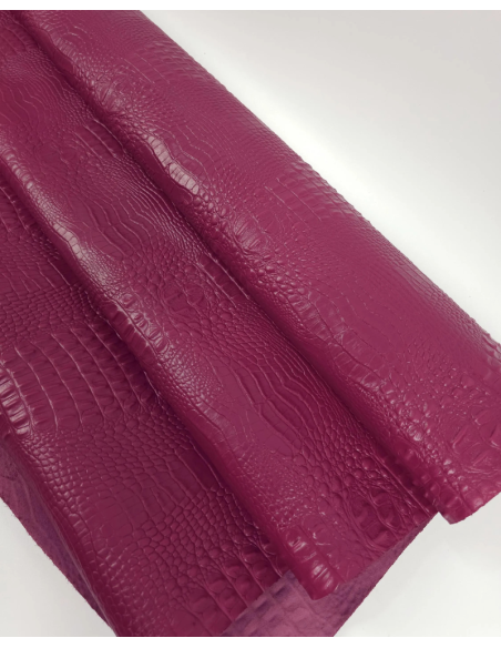 Beaujolais Crocodile Alligator Leather Embossed Texture Amazing Relief OZ 2018 V2