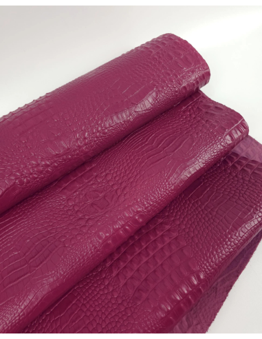 Beaujolais Crocodile Alligator Leather Embossed Texture Amazing Relief OZ 2018 V2