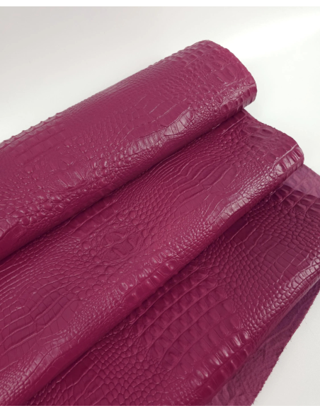 Beaujolais Crocodile Alligator Leather Embossed Texture Amazing Relief OZ 2018 V2