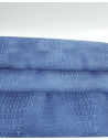 Parisian Blue Vintage Pull Up Crocodile Alligator Leather Embossed Texture Amazing Relief OZ 2018 V2