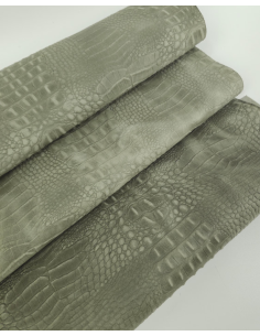 Alfafa Vintage Pull Up Crocodile Alligator Leather Embossed Texture Amazing Relief OZ 2018 V2
