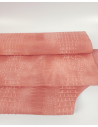 Coral Haze Vintage Pull Up Crocodile Alligator Leather Embossed Texture Amazing Relief OZ 2018 V2