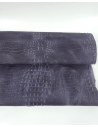 Purple Sage Vintage Pull Up Crocodile Alligator Leather Embossed Texture Amazing Relief OZ 2018 V2