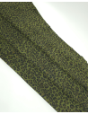 Cedar Green Leopard Acid Printed Soft Leather