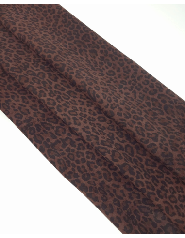 Brownout Leopard Acid Printed Soft Leather