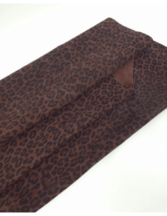 Brownout Leopard Acid Printed Soft Leather