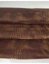 Emperador Vintage Pull Up Crocodile Alligator Leather Embossed Texture Amazing Relief OZ 2018 V2