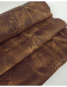 Emperador Vintage Pull Up Crocodile Alligator Leather Embossed Texture Amazing Relief OZ 2018 V2