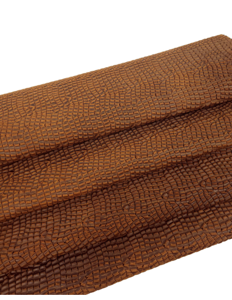 Argan Oil Crocodile Alligator Leather Embossed Texture Amazing Relief LFC 2023