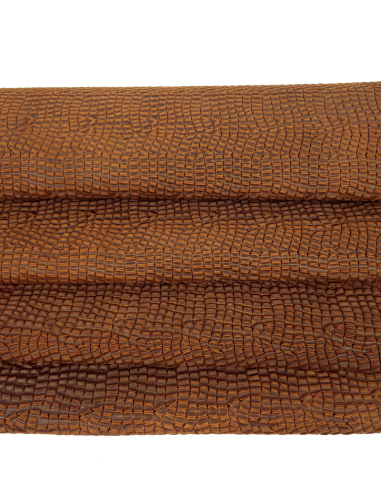 Argan Oil Crocodile Alligator Leather Embossed Texture Amazing Relief LFC 2023