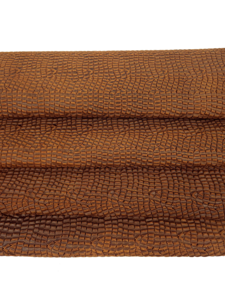 Argan Oil Crocodile Alligator Leather Embossed Texture Amazing Relief LFC 2023