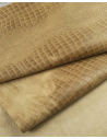 Beige Bicolor Embossed Amazing Relief Croco 0Z 1581