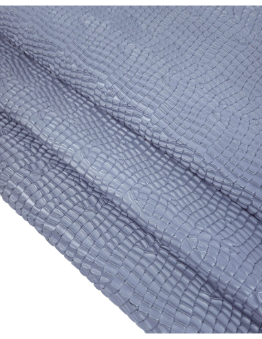 Blue Granite Crocodile Alligator Leather Embossed Texture Amazing Relief LFC 2023